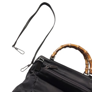 vintage GUCCI khaki nylon 2way bag “Bamboo”