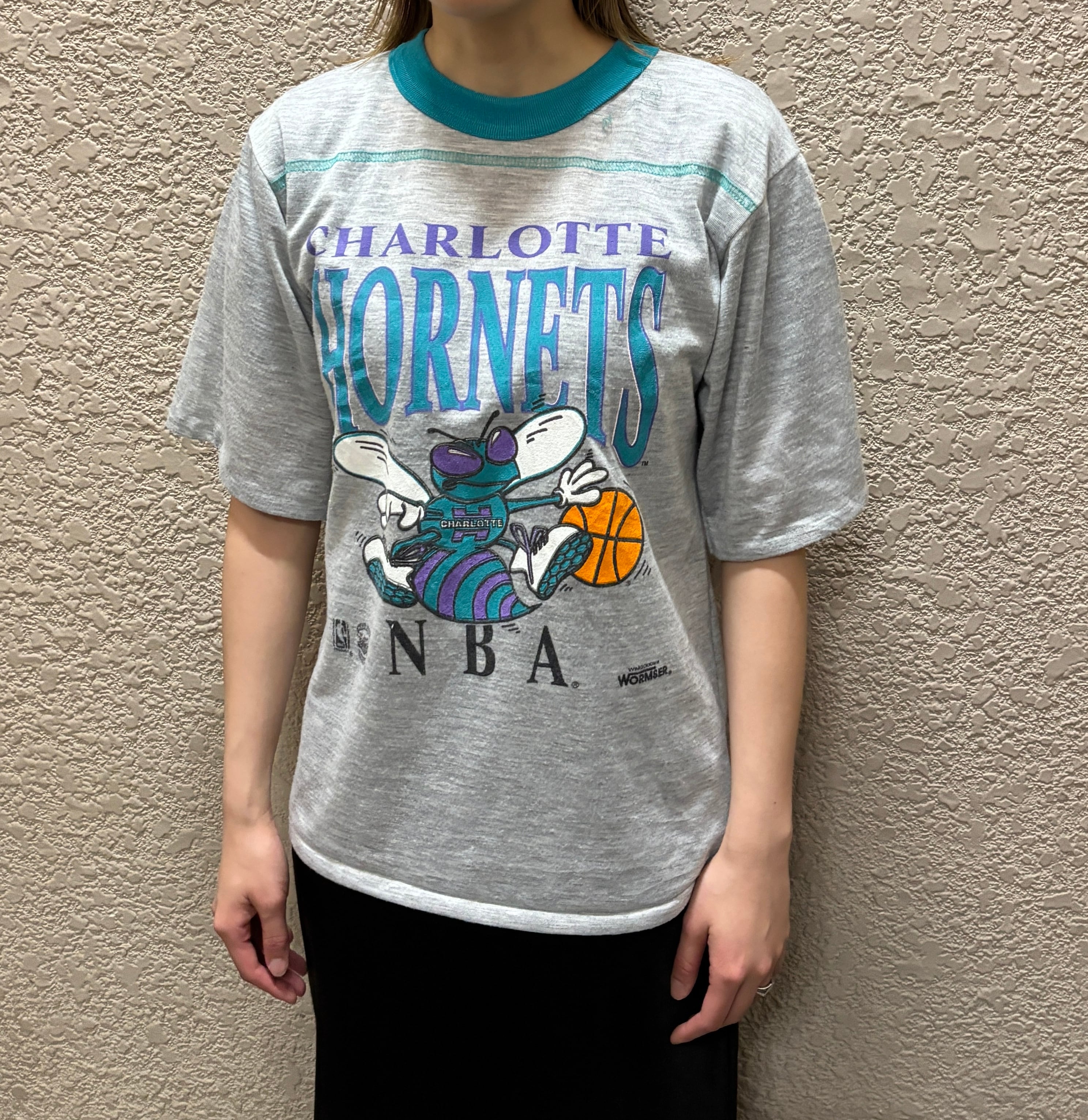 Charlotte Hornets Printed Kids T-Shirt. NBA BY WORMSER | am3:41
