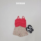 【取寄/韓国直送】SOYBEAN 26/SM イチゴフラワーキャミソール上下セット｜夏服｜韓国子供服