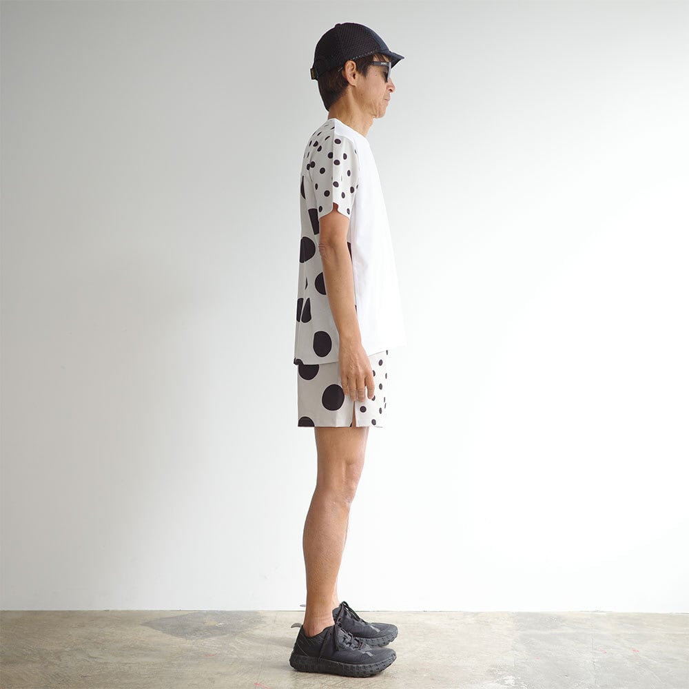 ranor(ラナー) DOT T-SHIRT WHITE×BEIGE | play field mountain