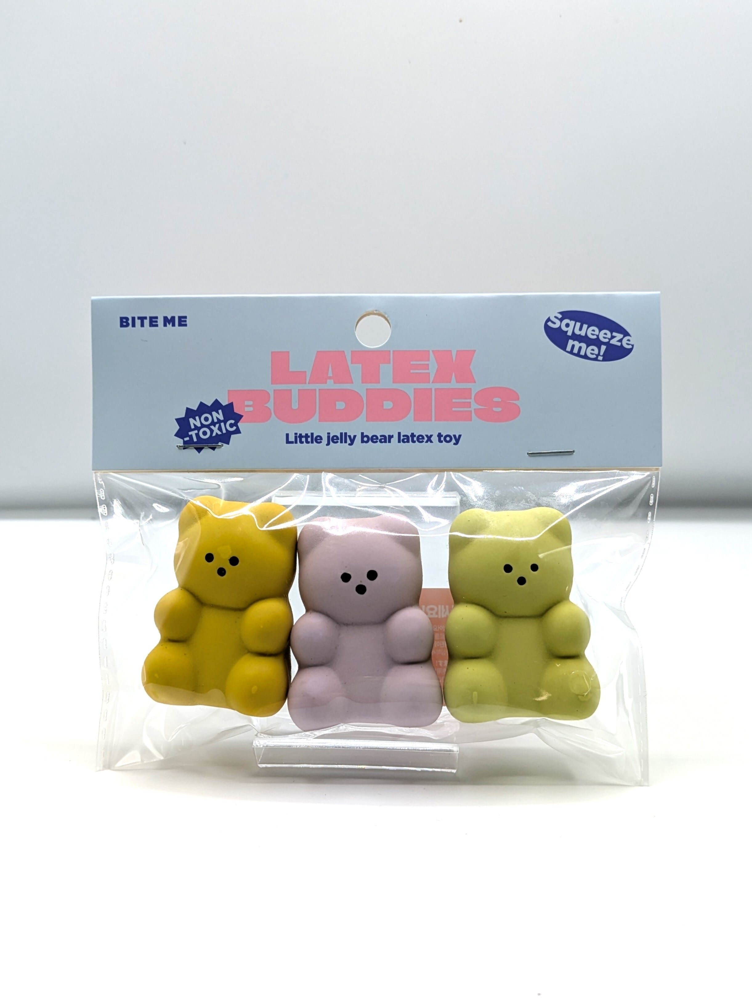 【BITE ME】リトルジェリーベアラテックスおもちゃ3個入り