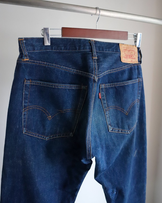 【濃紺】60s Levi's 505 bigE special vintage denim made in USA  表記W34 実寸W32  60年代 ビッグE オリジナル 片耳 シングルステッチ  / 501xx ヴィンテージ デニム リーバイス