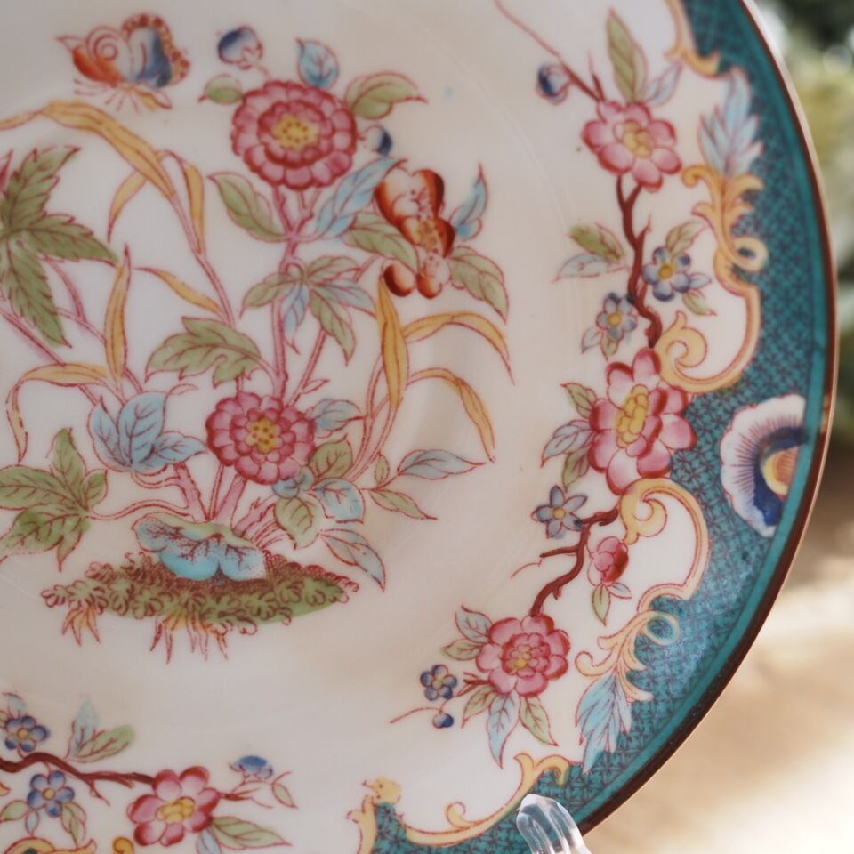 希少フランスアンティーク サルグミンヌ ミントン215 ソーサー F2