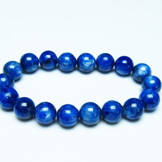 カイヤナイト ブレスレット 11mm 一点物 メール便可 [M便 1/10] 111-48122