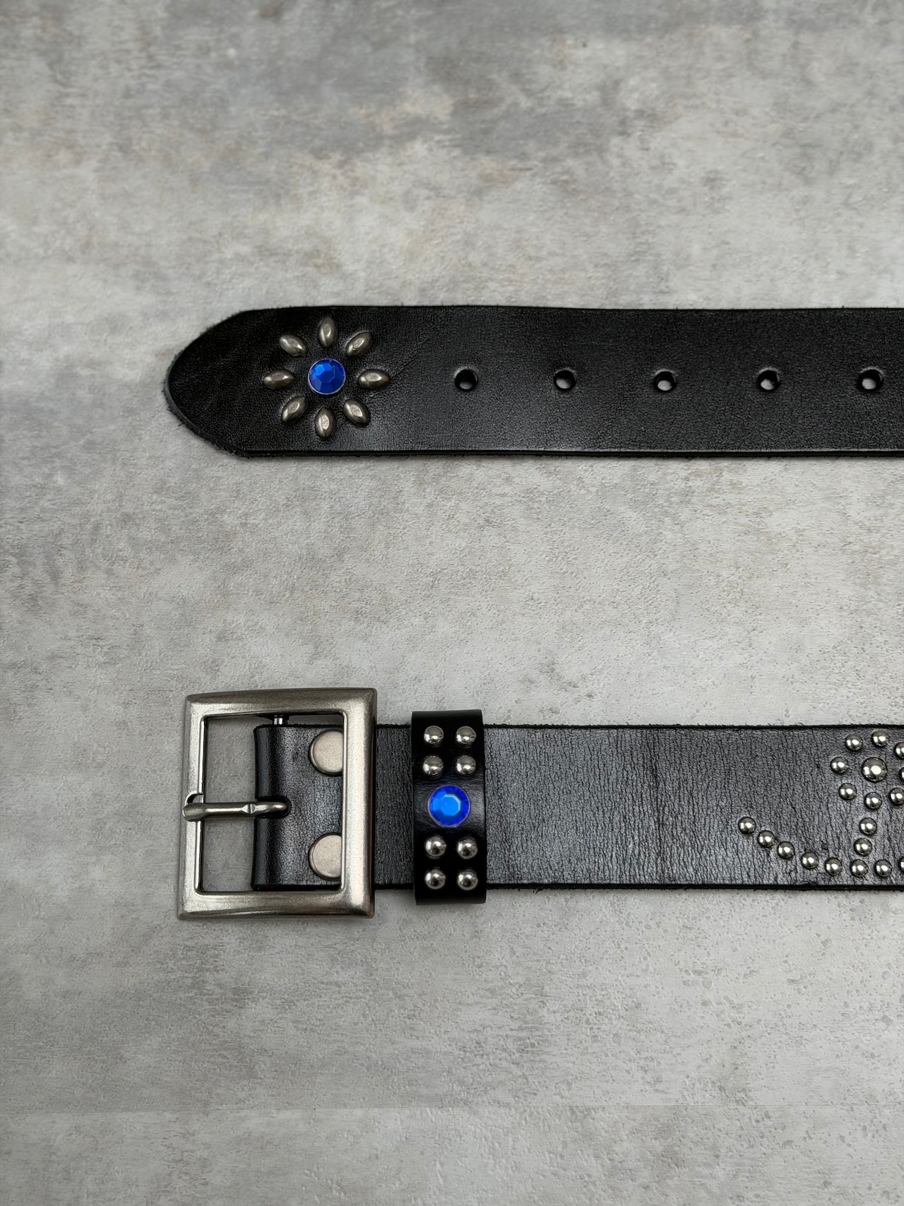 Blue Stone Studded Belt