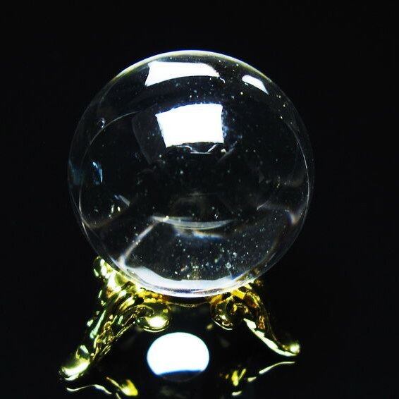 水晶 丸玉 23mm 一点物 おまかせ便 141-7657