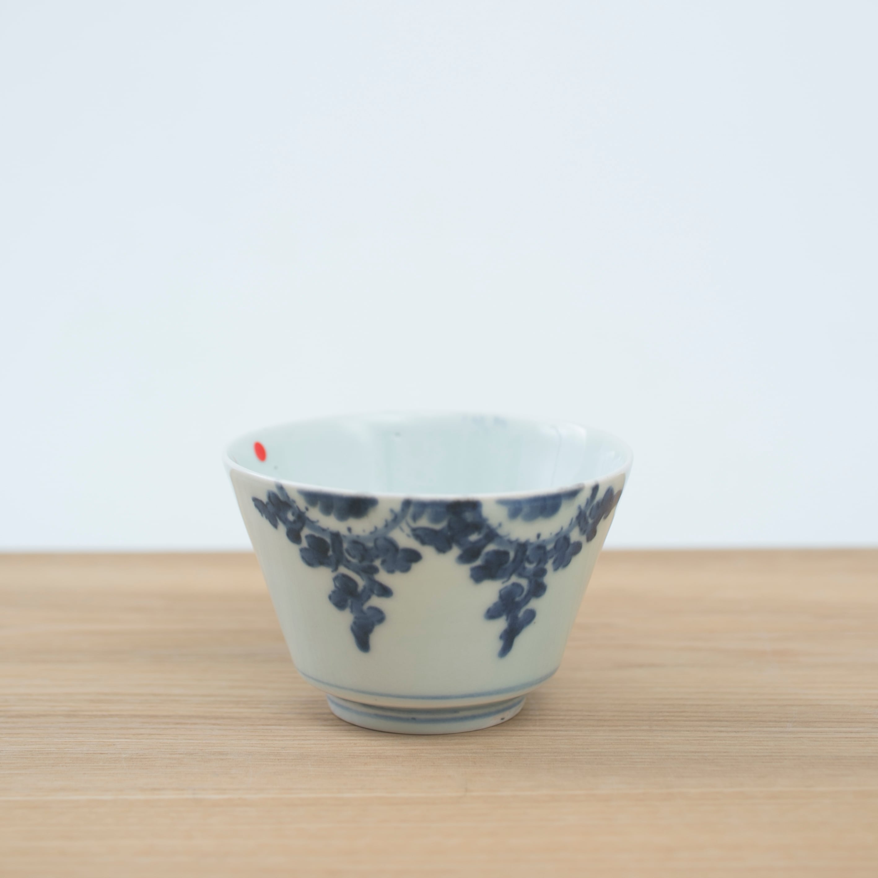 古伊万里　伊万里　江戸　後期　山水　猪口　金継ぎ　材料　酒器　3客セット 美術品・アンティーク・コレクション 古伊万里 伊万里 江戸 後期 山水