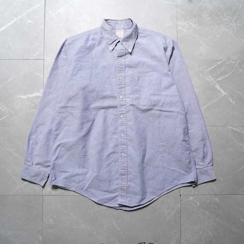 Brooks Brothers Made in USA Long Sleeve Shirt USA製 ブルックスブラザーズ 長袖シャツ ブルー ボタンダウン Brooks Brothers Made in USA Long Sleeve Shirt USA製 ブルックスブラザーズ 長袖シャツ ブルー ボタンダウン