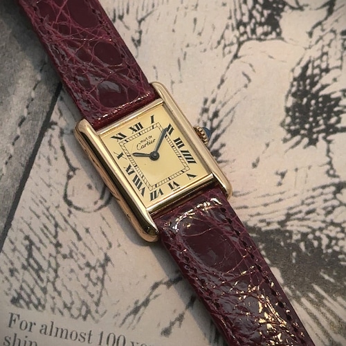 Cartier 《マストタンク》 手巻き 1970年代 【1929】