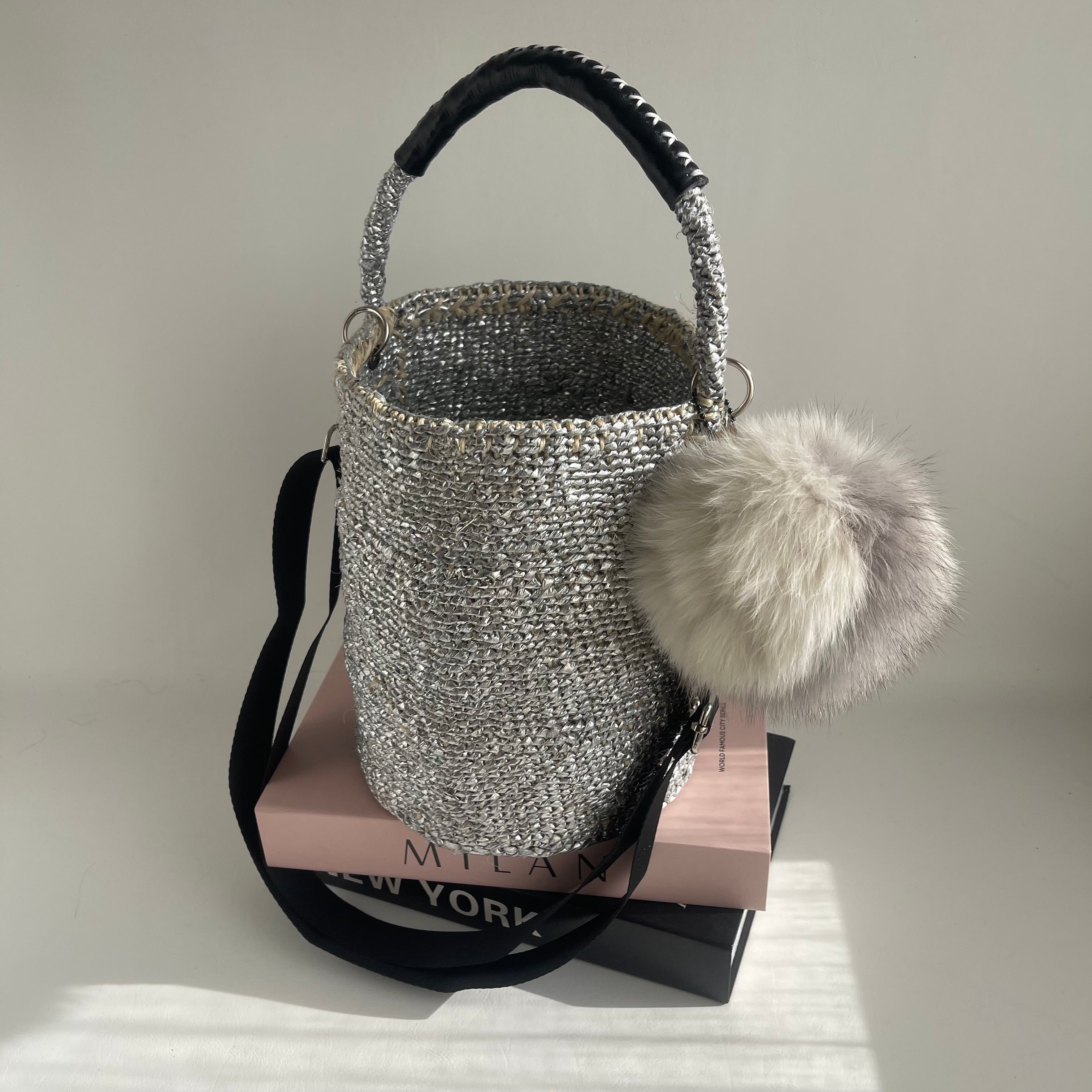 kago-bag | meong blue