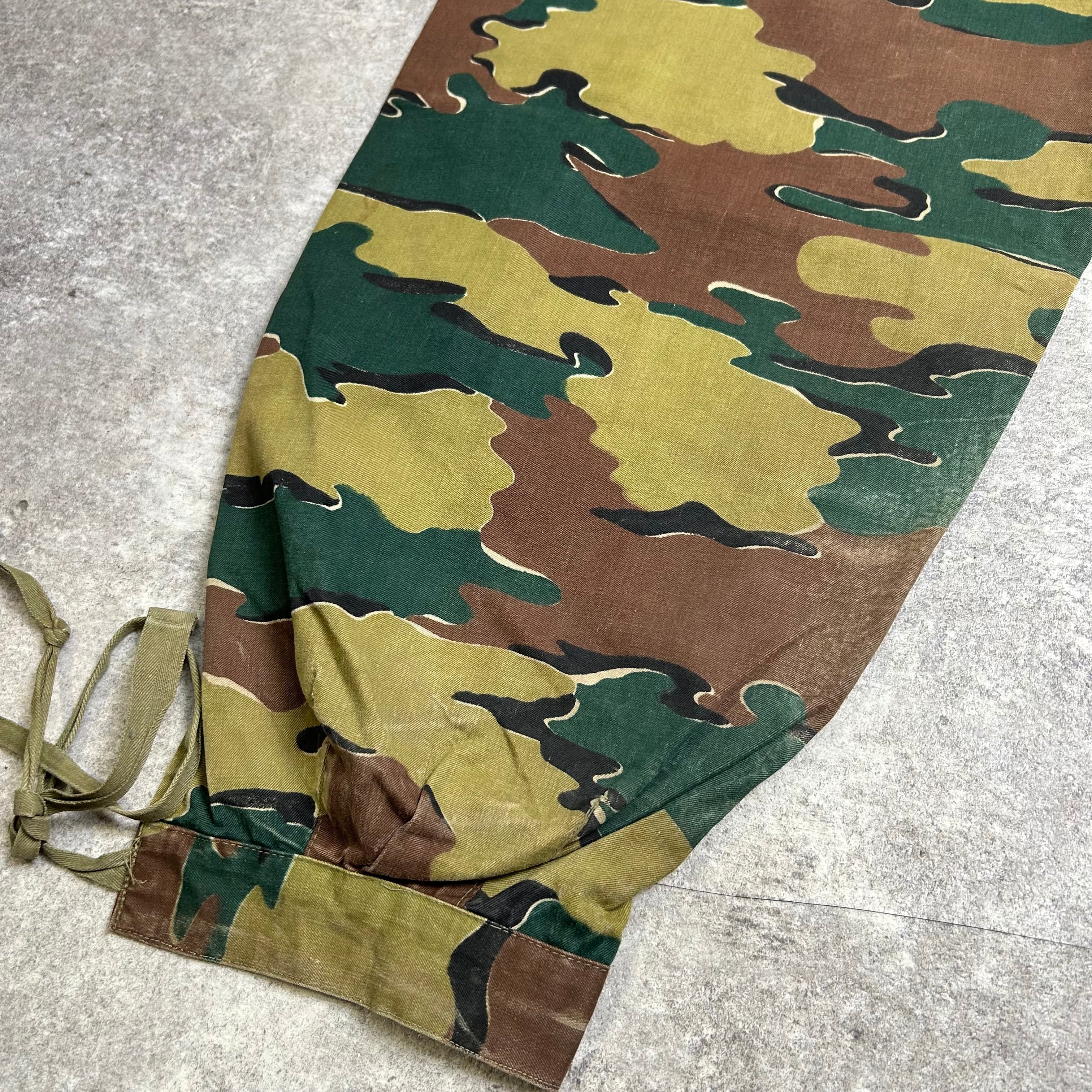 50's 50s ベルギー軍 M58 ジグソーカモオーバーパンツ ユーロ 50's 50s ベルギー軍 M58 ジグソーカモオーバーパンツ ユーロ