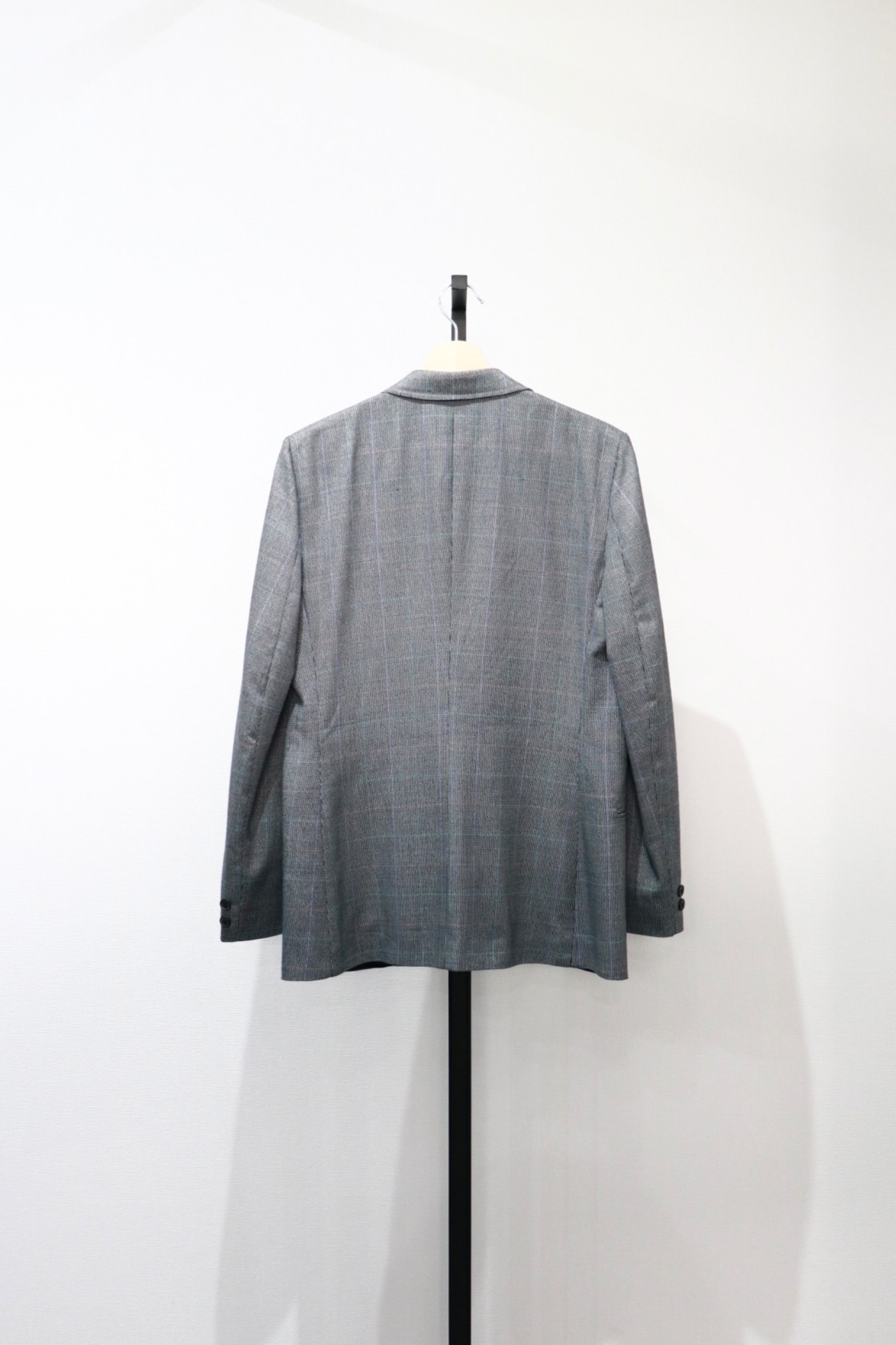 Christian Dior check pattern double tailored jacket