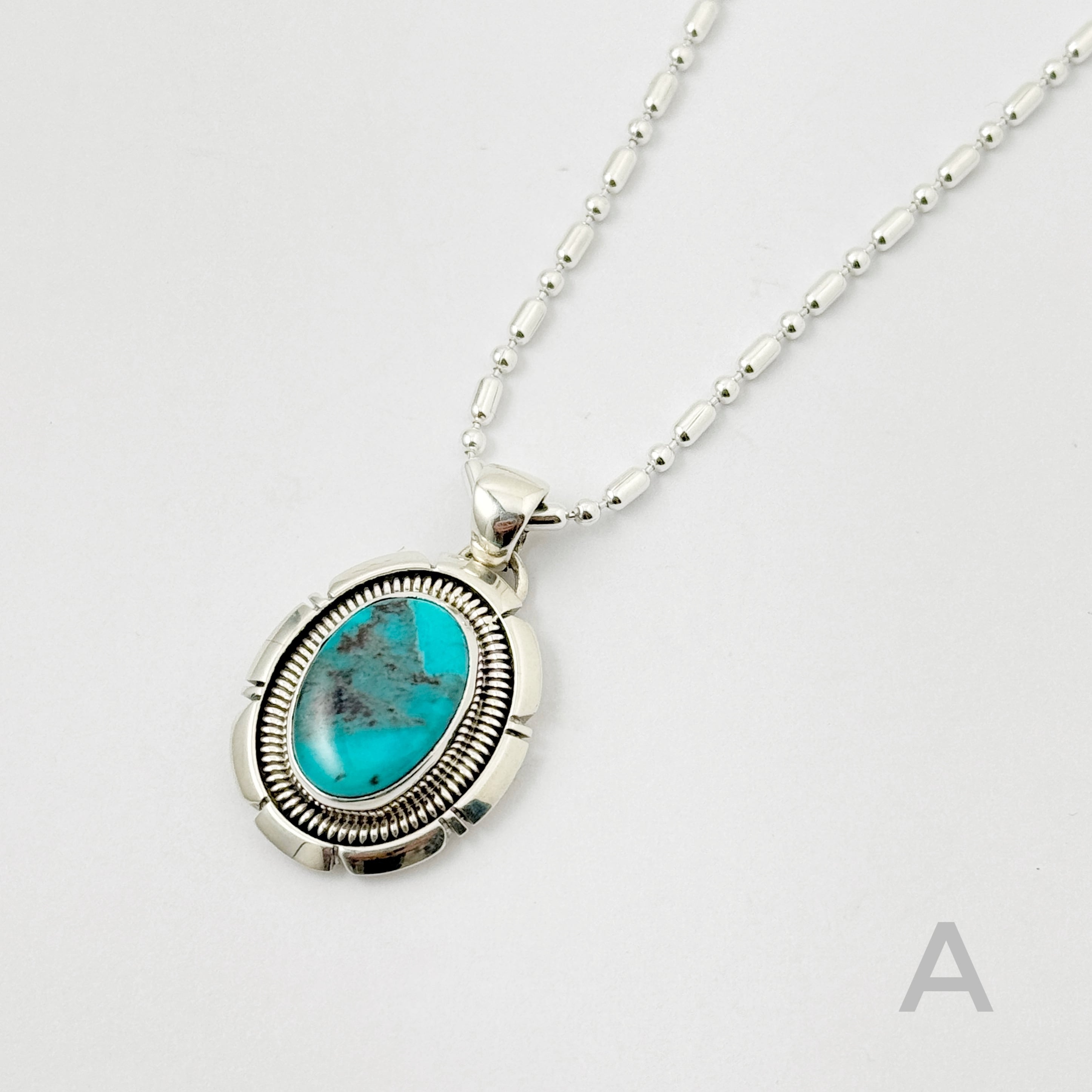 Indian Jewelry 》【各一点物】ビスビー ターコイズ スタンプワーク