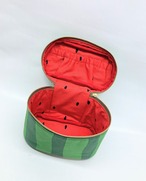 バニティポーチ　すいか　ポーチ｜とりさん工房ーかわいいハンドメイドポーチ