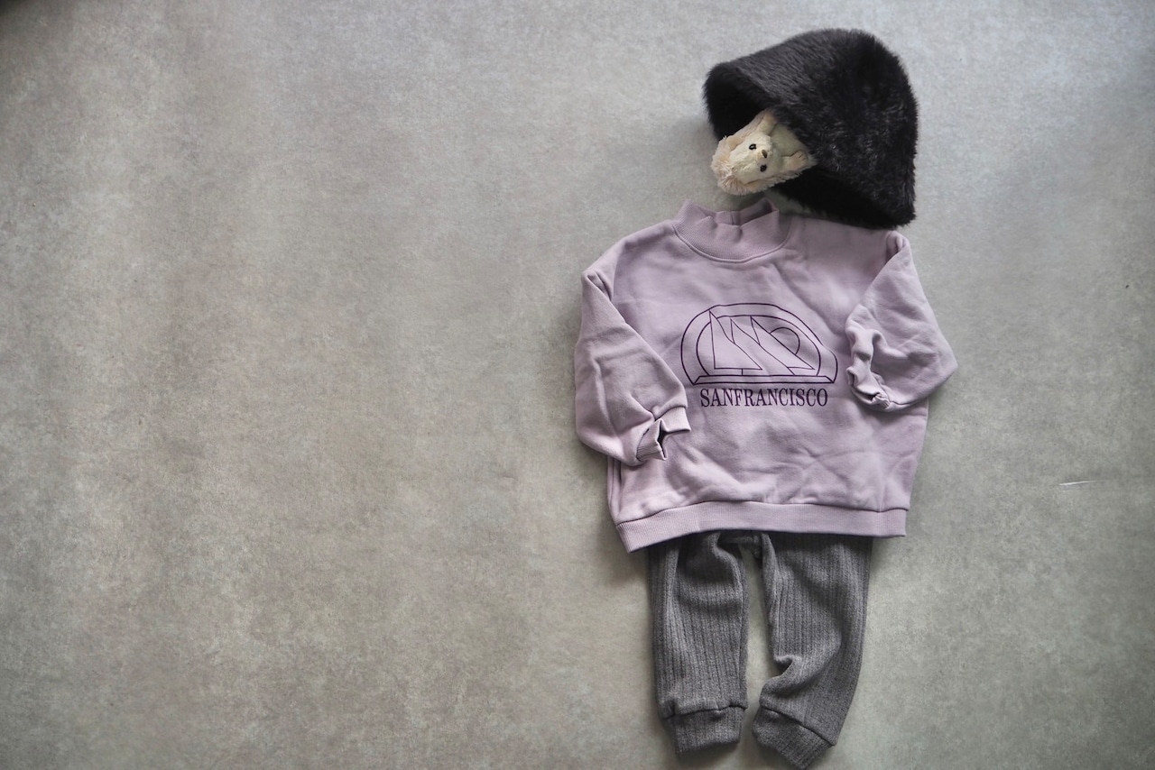San Francisco トレーナー(color: lilac)90〜130cm【231105gu】 - 4