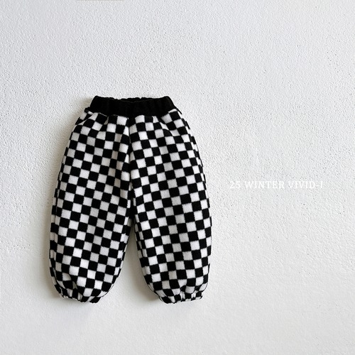 [即納XS/S]≪VIVID-I≫fleece printed jogger pants vans 1