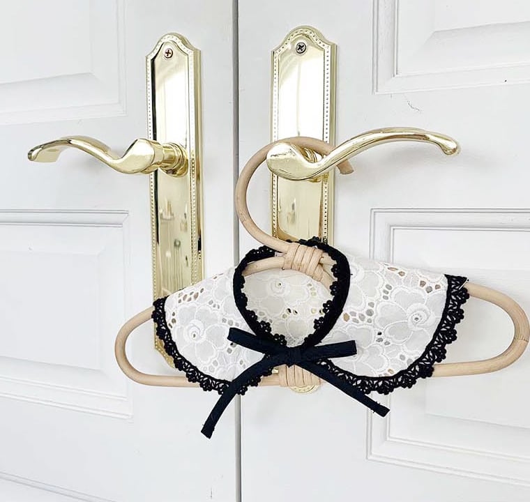 camelia cape S ~ L / 犬用 ケープ アクセサリー コットン 首輪 バンダナ ドッグウェア レース スカーフ ban15