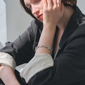 【ラスト1点】stainless die cut bracelet SB063