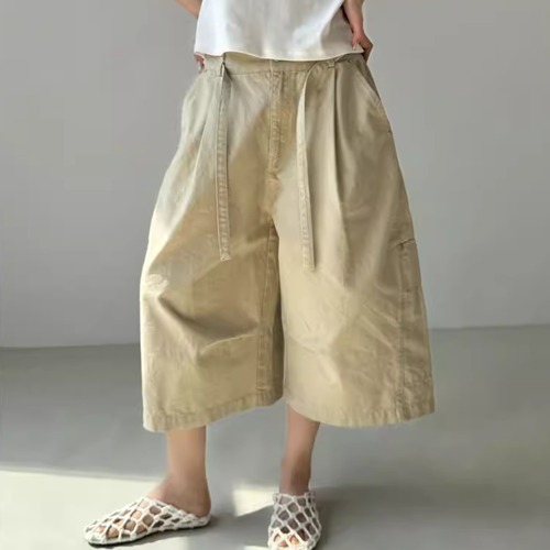 クロップドワイドレッグパンツ ・21490