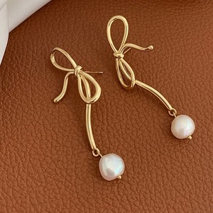 ribbon pearl pierce<a1133>