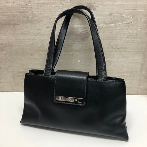 BVLGARI ブルガリ  POLLY BAG SMALL ポリー バッグ スモール ハンドバッグ  レザー   レッド系 ゴールド金具  オールレザー 【本物保証】