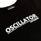 【Tシャツ】OSCILLATOR T-shirt　オシレーター　シンセサイザーTシャツ・ブラック