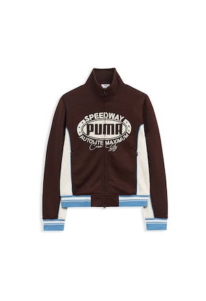 [OPEN YY] PUMA x OPEN YY JERSEY JACKET, BROWN 正規品 韓国ブランド 韓国通販 韓国代行 韓国ファッション オープン ワイワイ 日本 店舗