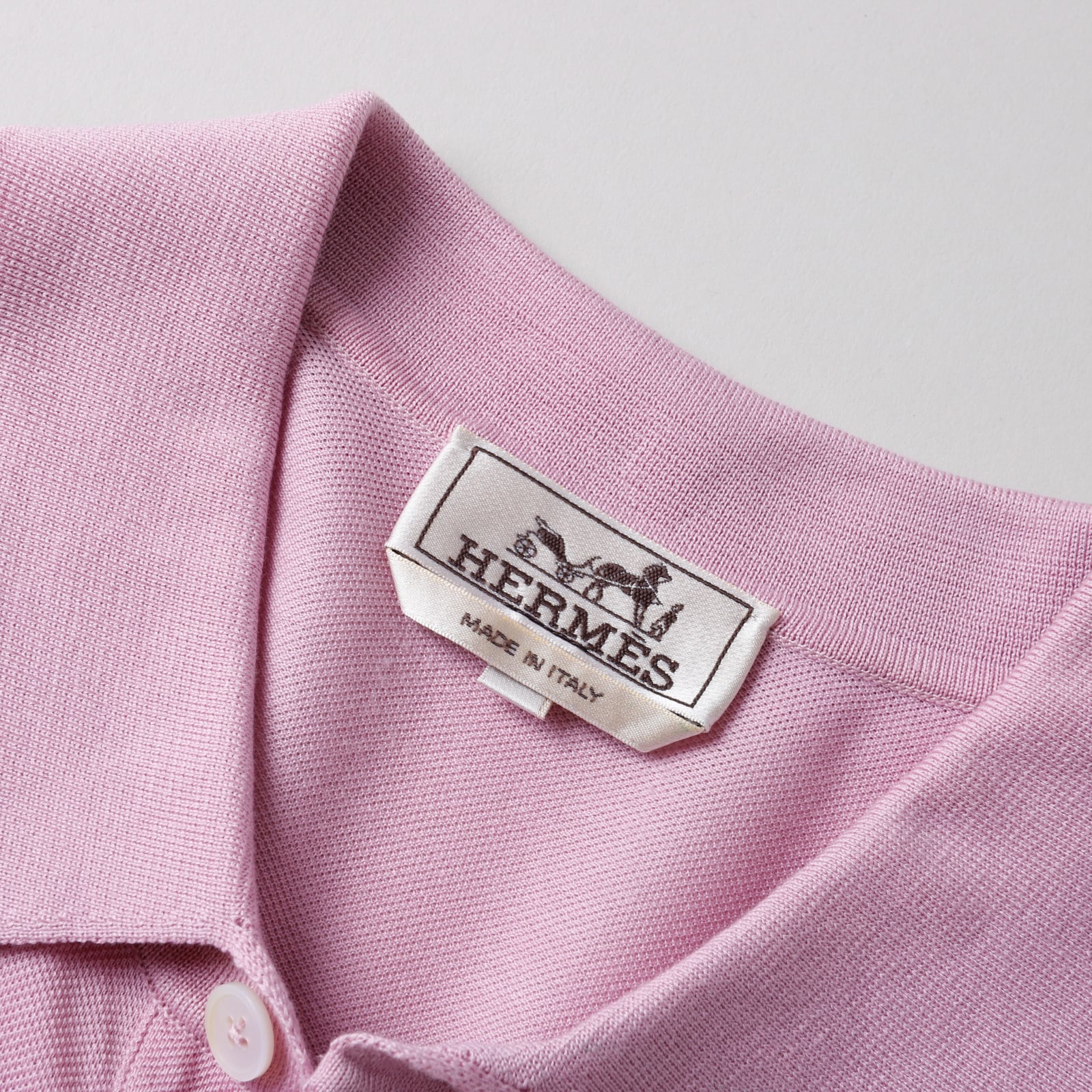 定価9万】HERMES special polo shirt made in Italy mint condition