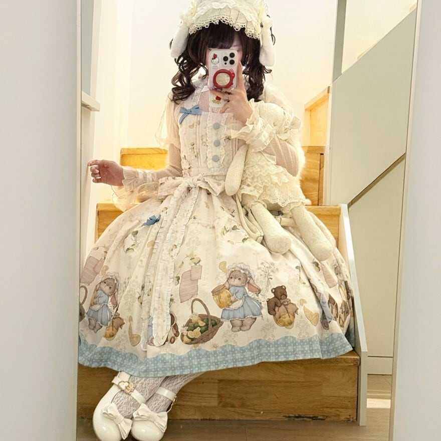 ロリータ服 ブラックピンク魔法少女ロリータジャンスカセット | Maiden's Rêve