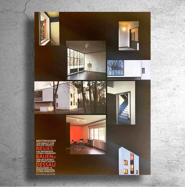 【現地買付け品】『BAUHAUS バウハウス』マスターズハウス ドイツ/デッサウ現地ポスター