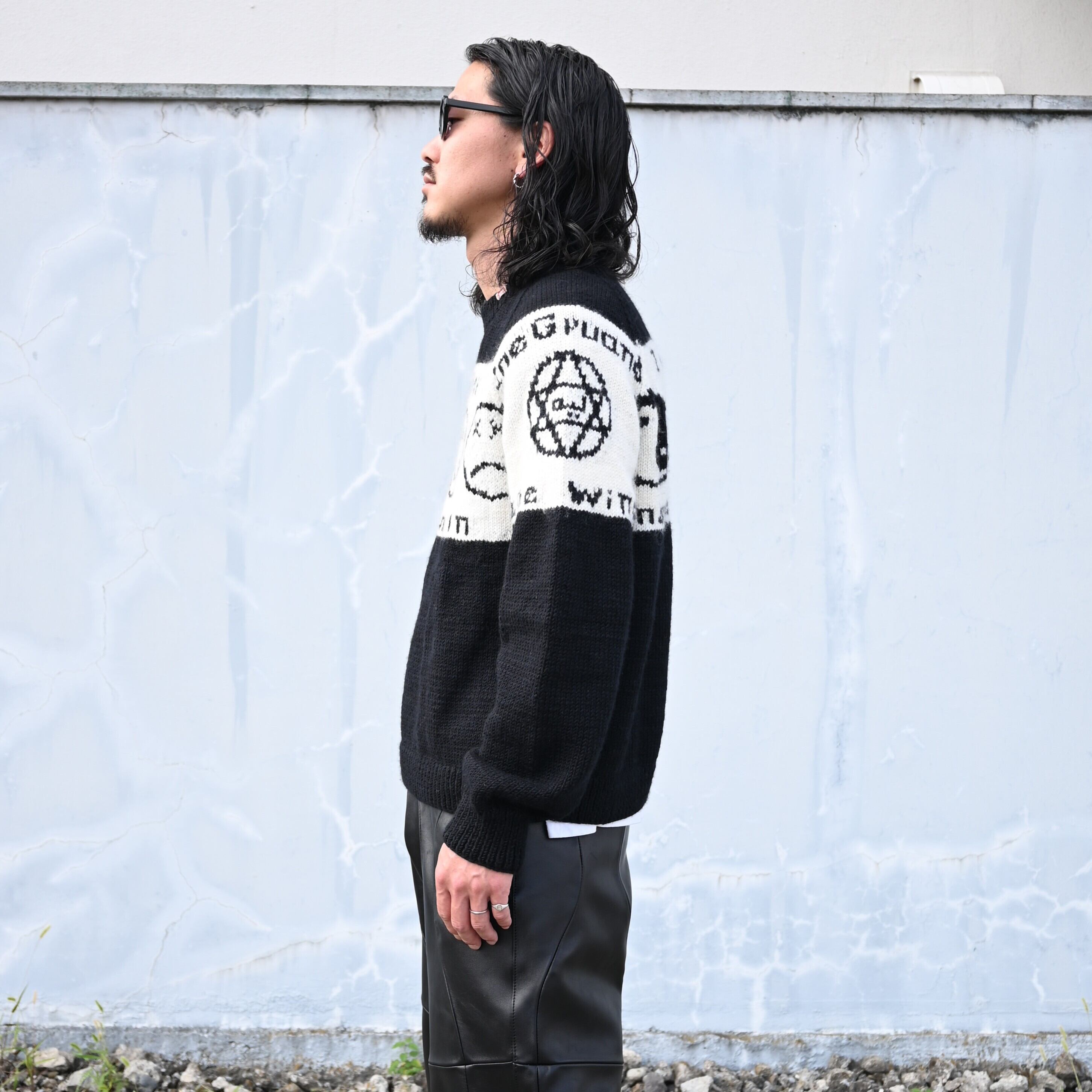 Leh レー Leh(レー)ニット、レザーパンツ新作style | GANKO