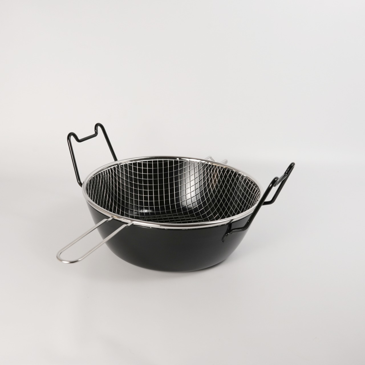 la base | 鉄の揚げ鍋 28cm・画像3