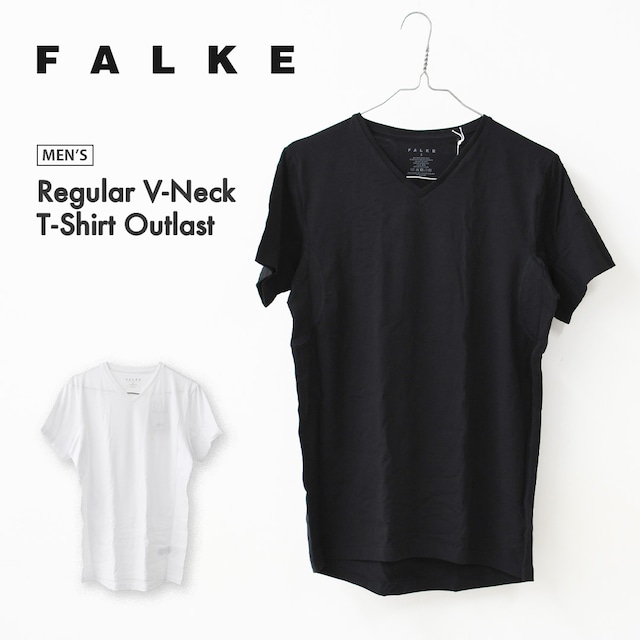 FALKE[ ファルケ] Regular V-Neck T-Shirt Outlast [68117] レギュラー Vネック Tシャツ アウトラスト・肌着・柔らか素材・快適・MEN'S [2026SS]