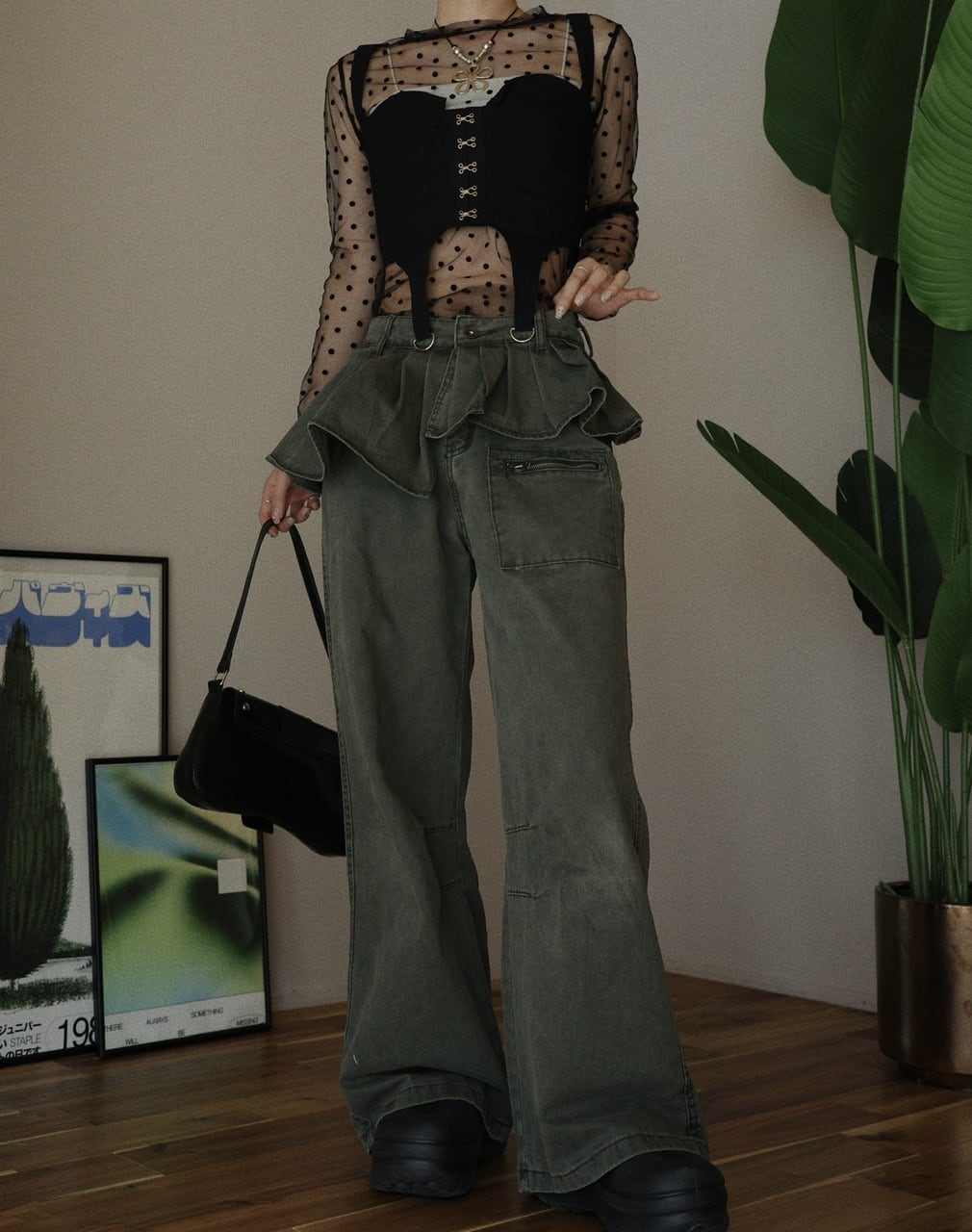 D&G デニム ビスチェ コルセット コルセットライクデニムビスチェ[品番：MKSW0058221]｜jouetie