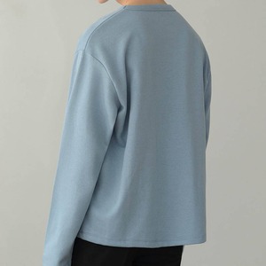 ベーシックラウンドネック薄手ロングTシャツ　MT0080054