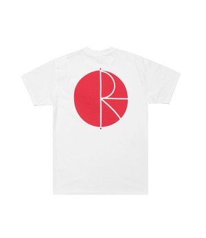 POLAR / Fill Logo Tee White/Red