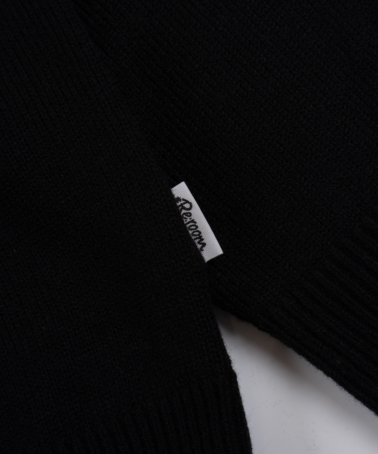 【#Re:room】LOGO EMBROIDERY BIG KNIT POLO SHIRT［REK129］