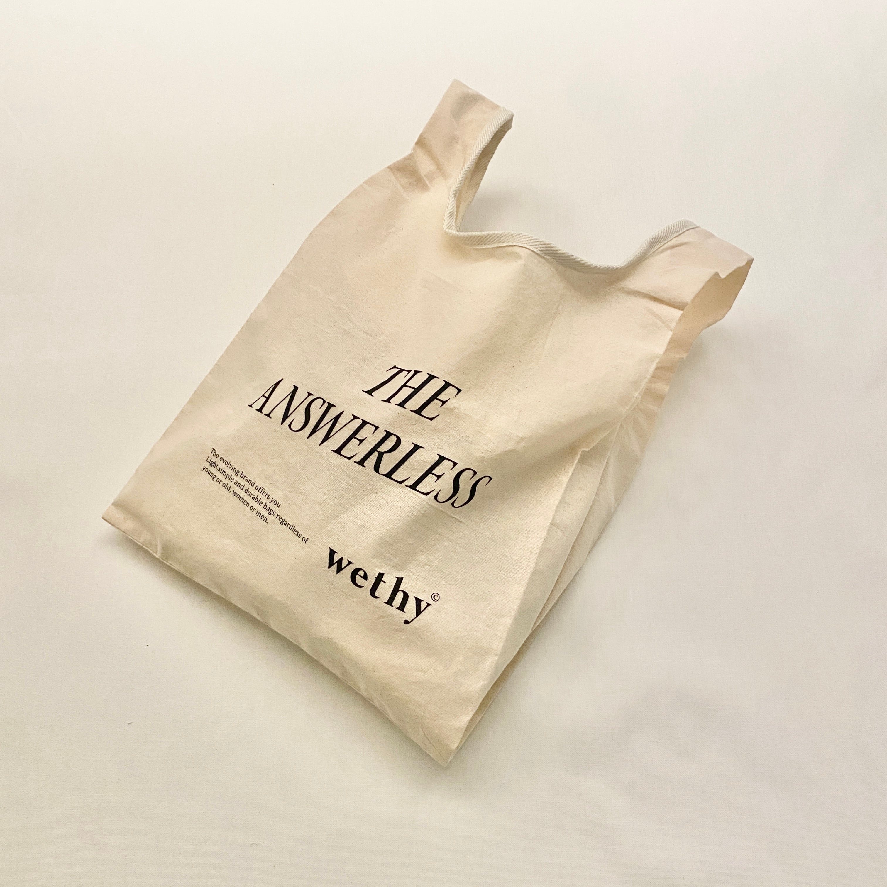 wethy basic cotton mini bag beg /blk | wethy