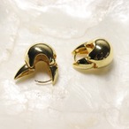 クリップラウンドピアス　シンプル　合わせやすい万能アイテム　bittersweet