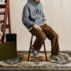 アメリカンスタイルプリントダメージ加工フーディー　1167