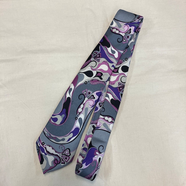 EMILIO PUCCI PRINTI SILK  TIE