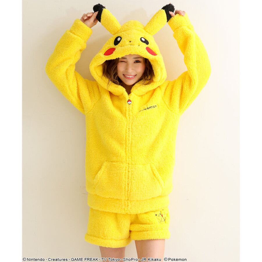 ポケモン ワンパチ ルームウェア パーカー Amazon.co.jp: ポケモン