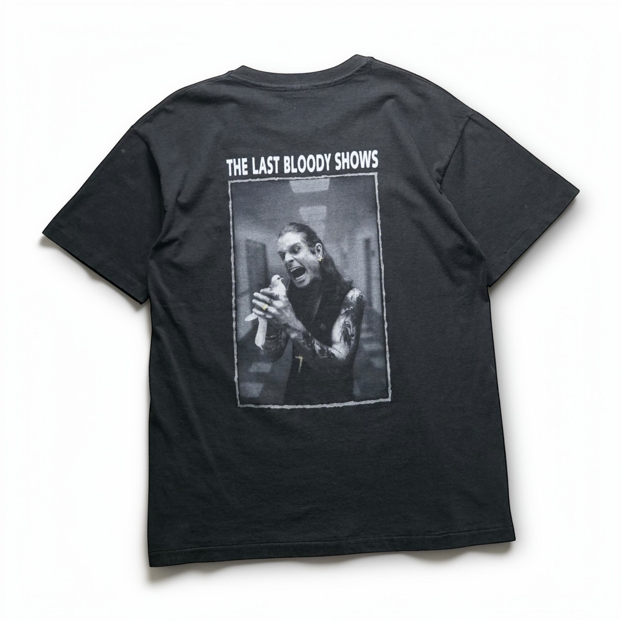 OZZY OSBOURNE The Last Bloody Shows” 1992's vintage lamé print T