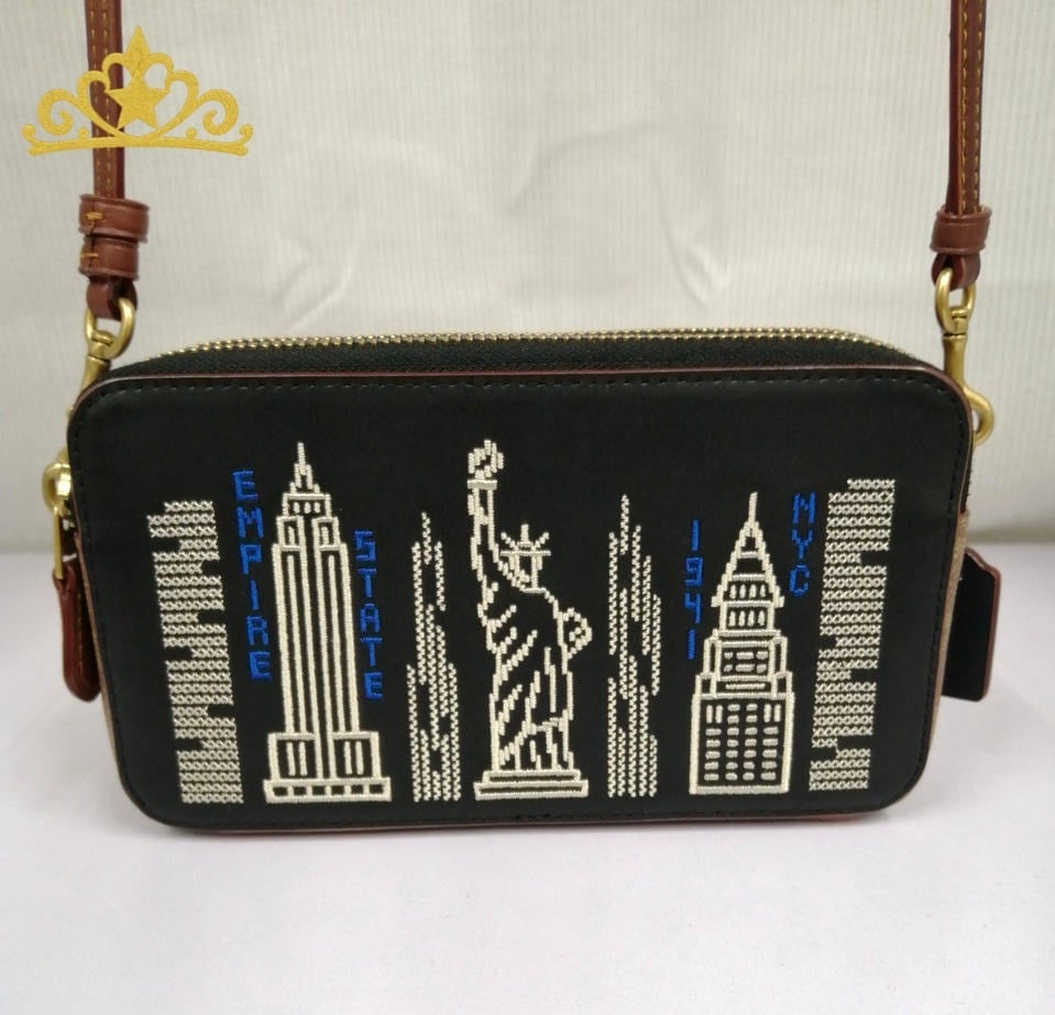 Glitter Leather Bag | Pay ID