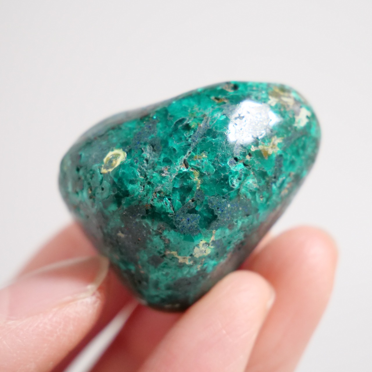 ダイオプテーズ / タンブル 握り石【D】