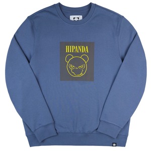 SALE 送料無料 【HIPANDA ハイパンダ】メンズ パロディ クルーネック スウェット トレーナー MEN'S NIRVANA PARODY CREW NECK SWEAT SHIRT / WHITE・BLACK・BLUE