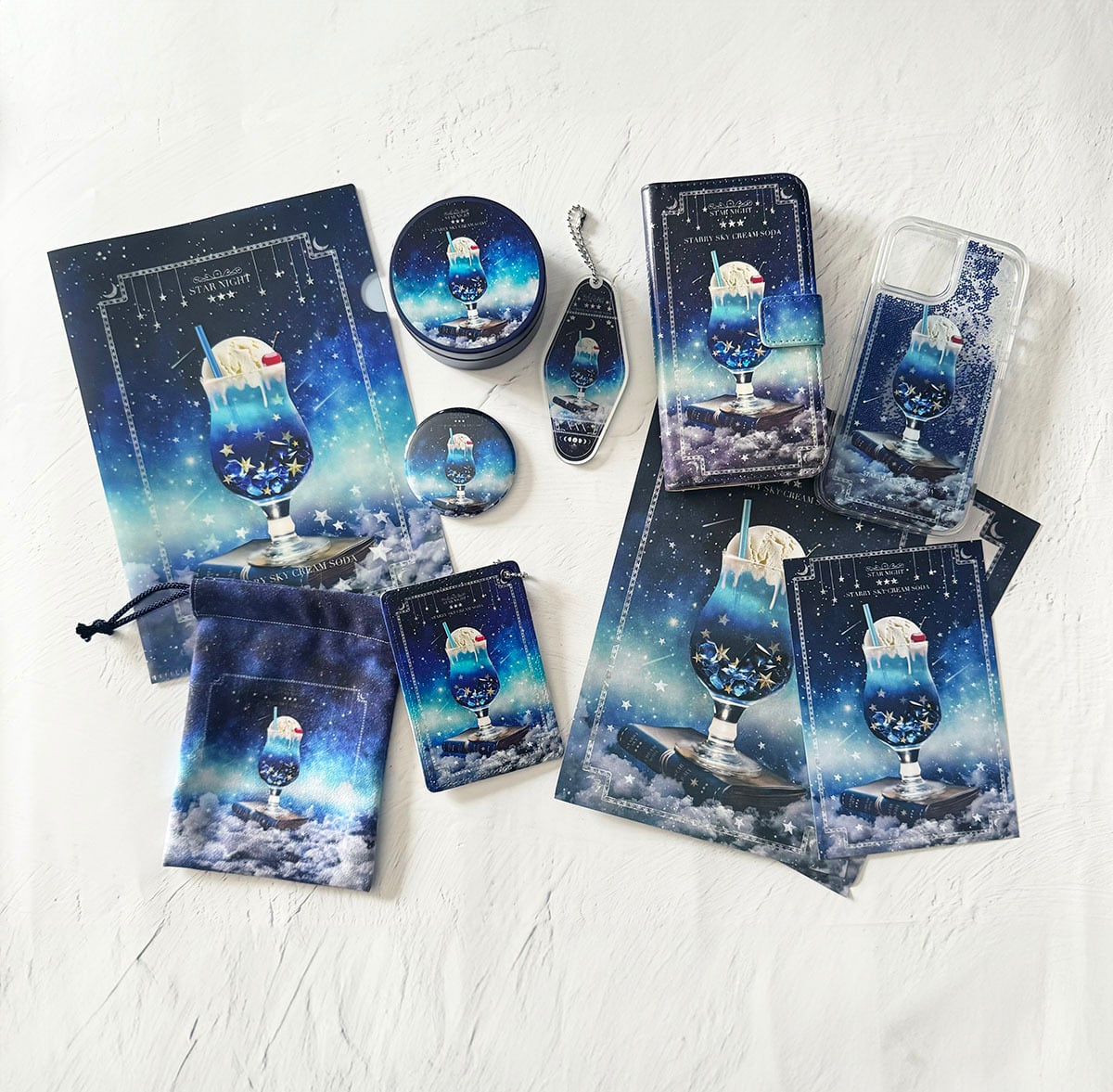 ノート・手帳】【全3色】架空の星空喫茶 