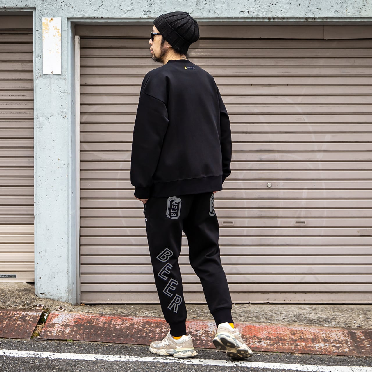 BEERゴルフ モックネックプルオーバー ブラック | BEER