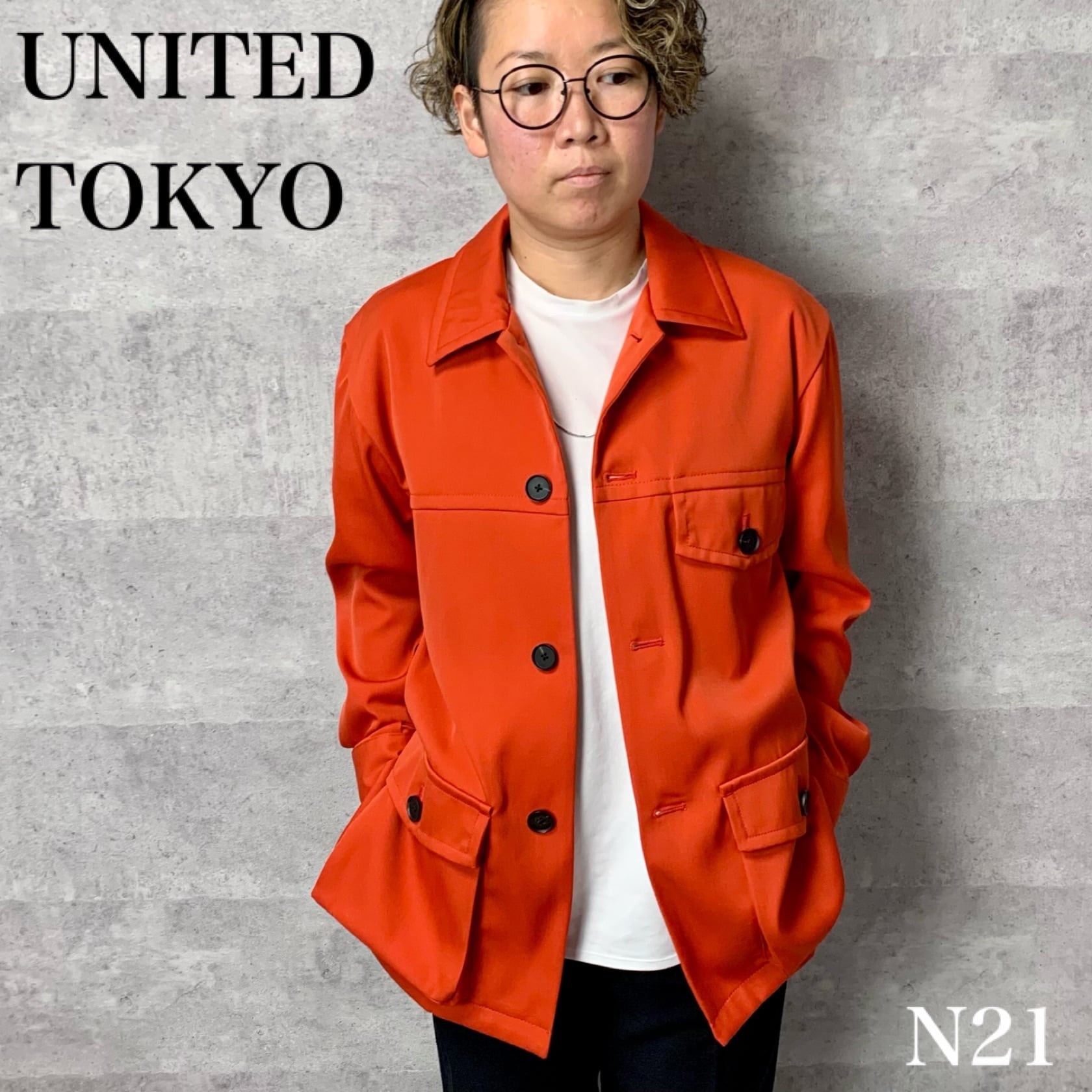 02013● UNITED TOKYO OnE スウェットモックネック 1