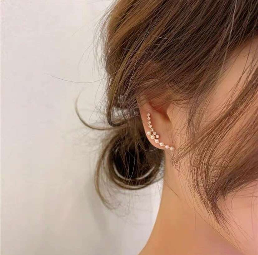 パールストーンイヤーカフ 10025